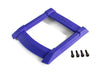 Traxxas 8917X - Skid plate roof (body) (blue)/ 3x10mm CS (4) (7647765037293)