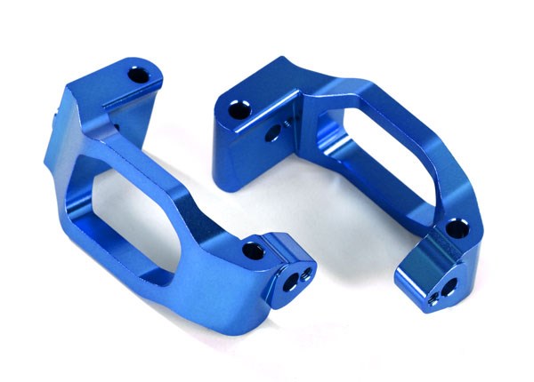 Traxxas 8932X Caster blocks (c-hubs) blue-anodized aluminum (7637927067885)