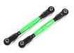 Traxxas 8948G Toe links front (TUBES green-anodized 7075-T6 aluminum stronger than titanium) (7654627606765)