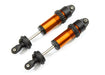 Traxxas 8961T Shocks GT-Maxx aluminum (orange-anodized) (8120446583021)