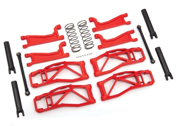 Traxxas 8995R - Suspension kit WideMaxx Red (7637935980781)