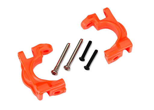 Traxxas 9032T Caster blocks (c-hubs) extreme heavy duty orange (8120425873645)