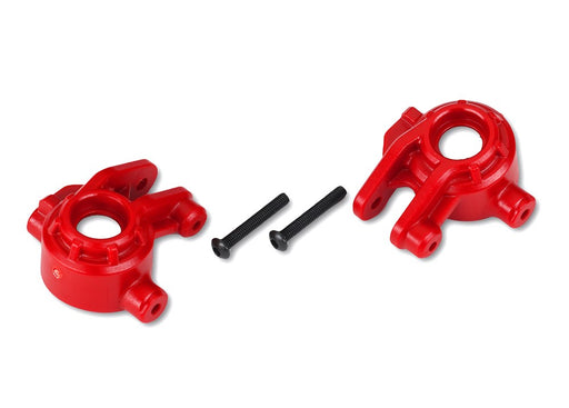 Traxxas 9037R Steering blocks extreme heavy duty red (8120426037485)