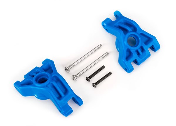 Traxxas 9050X Carriers stub axle rear extreme heavy duty blue (8120426987757)