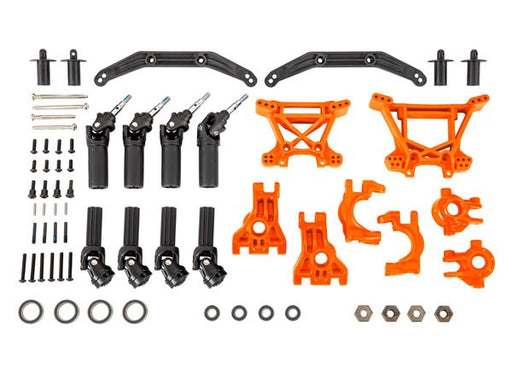 Traxxas 9080T Outer Driveline & Suspension Upgrade Kit extreme heavy duty orange (8137533325549)