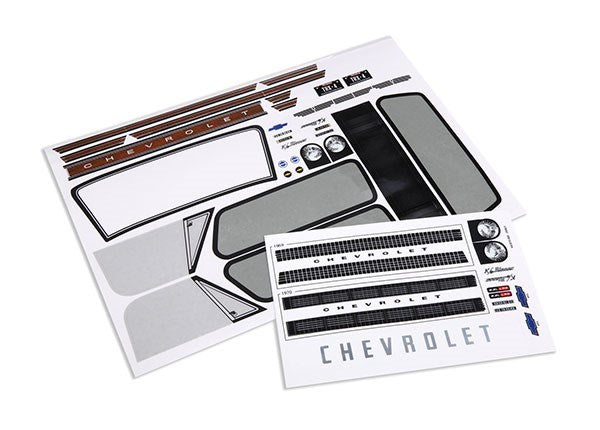 Traxxas 9113 Decal sheets Chevrolet Blazer (1969 -1972) (7546277593325)