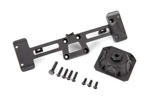 Traxxas 9219 - Spare tire mount/ mounting bracket/ 3x8 BCS (3)/ 3x12 BCS (4) (fits #9211 body) (7546247512301)