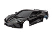 Traxxas 9311A Body Chevrolet Corvette Stingray complete (black) (painted decals applied) (8828010135789)