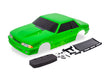 Traxxas 9421G Body Ford Mustang Fox Body green (painted decals applied) (8828010561773)