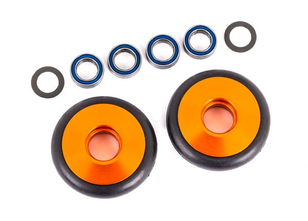 Traxxas 9461A Wheels wheelie bar 6061-T6 aluminum (orange-anodized) (8137534570733)