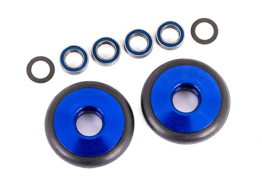 Traxxas 9461X Wheels wheelie bar 6061-T6 aluminum (blue-anodized) (8137534898413)