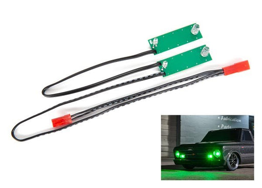 Traxxas 9496G Led Light Set Front Complete (Green) (7546265174253)