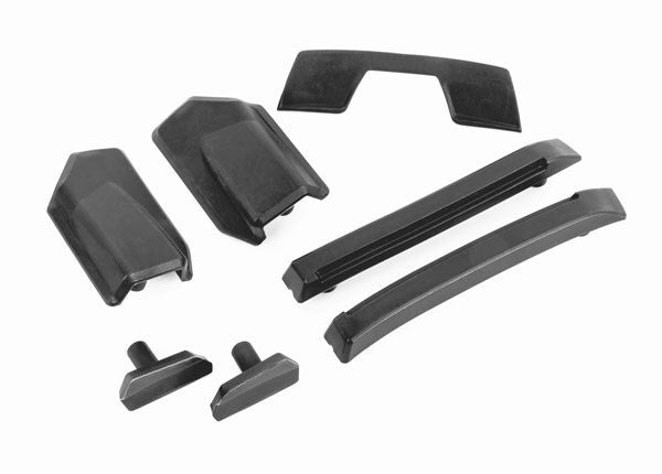 Traxxas 9510 Body reinforcement set black/ skid pads (roof)