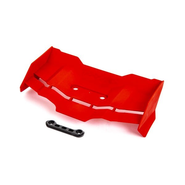 Traxxas 9517R Wing/ wing washer (red) (7953877172461)