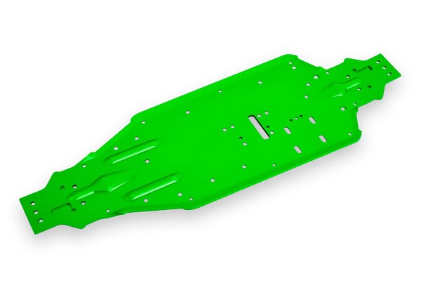 Traxxas 9522G Chassis Sledge aluminum (green-anodized) (8137536504045)