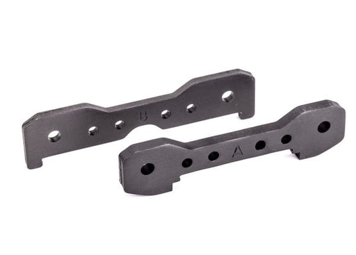 Traxxas 9527A Tie bars front 6061-T6 aluminum (dark titanium-anodized) (8120439210221)