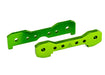 Traxxas 9527G Tie bars front 6061-T6 aluminum (green-anodized) (8120439242989)