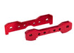 Traxxas 9527R Tie bars front 6061-T6 aluminum (red-anodized) (8120439308525)