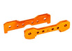 Traxxas 9527T Tie bars front 6061-T6 aluminum (orange-anodized) (8120439341293)