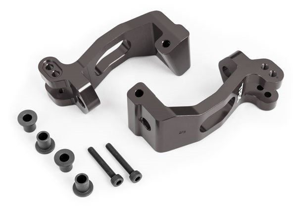 Traxxas 9532A Caster blocks (c-hubs) 6061-T6 aluminum (dark titanium-anodized) (8120439603437)