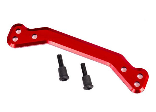 Traxxas 9546R Draglink steering 6061-T6 aluminum (red-anodized)/ 3x14mm SS (2) (8120440029421)