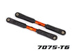 Traxxas 9547T Camber links front Sledge (TUBES orange-anodized) (8120440422637)