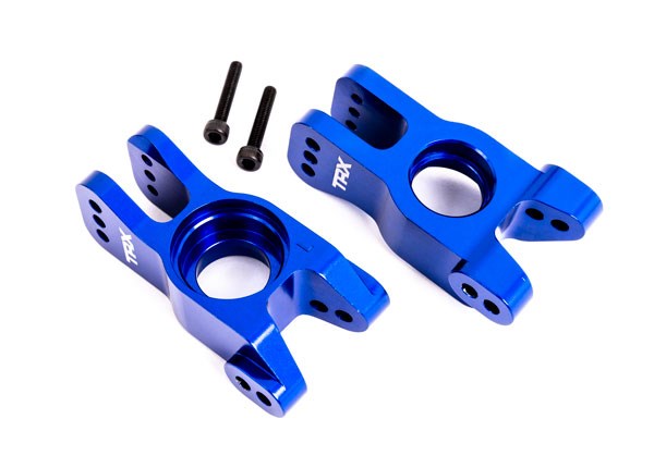 Traxxas 9552X Carriers stub axle 6061-T6 aluminum (blue-anodized)