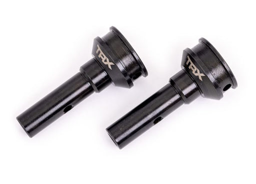 Traxxas 9553X Stub axles hardened steel (2) (8120441176301)