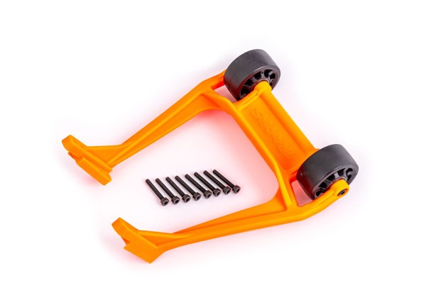 Traxxas 9576T Wheelie bar orange (assembled)/ 3x20 CS (8) (8120442355949)