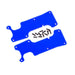 Traxxas 9634X Suspension arm covers blue rear (left and right)/ 2.5x8 CCS (12) (7953883758829)