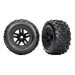 Traxxas 9672 3.8" Black wheels Sledgehammer tires (2) (8137531195629)