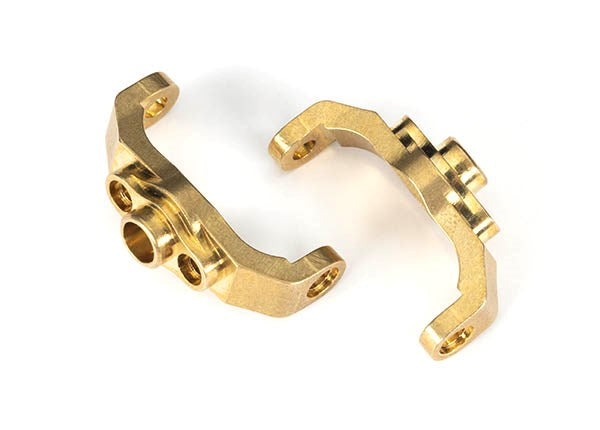 Traxxas 9733 Caster blocks brass (4 grams) (left & right) (8120436490477)