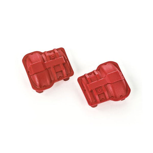 Traxxas 9738-RED - Axle cover front or rear (red) (2) (8137531719917)