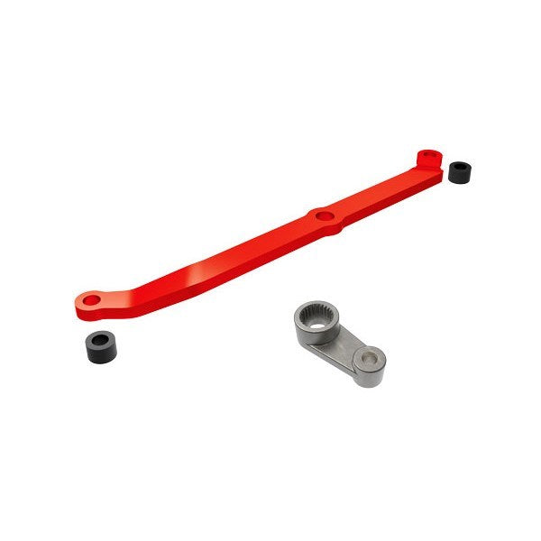 Traxxas 9748-RED - Steering link 6061-T6 aluminum (red-anodized) (8137532080365)