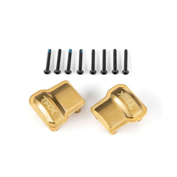 Traxxas 9787 Axle cover brass (8 grams) (2)/ 1.6x12mm BCS (with threadlock) (8) (8120437047533)