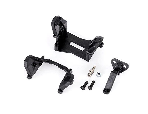 Traxxas 9826 SHOCK MOUNTS (F/R)/TRAILER HITCH (8828420882669)