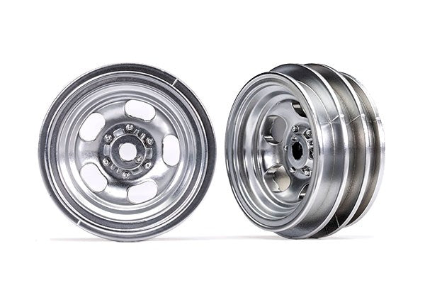 Traxxas 9869 WHEELS CHROME 1.0 (2) (8828423209197)