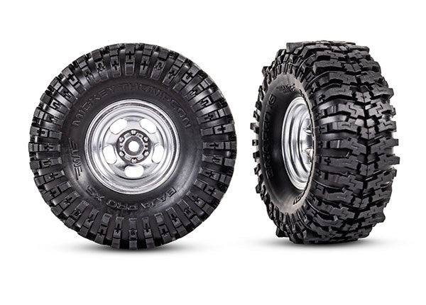 Traxxas 9872 T&W CHRM WHL 2.4 MT TIRE