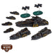 Warcradle DWA120001 Dystopian Wars: Constitution Battlefleet Set (8857500844269)