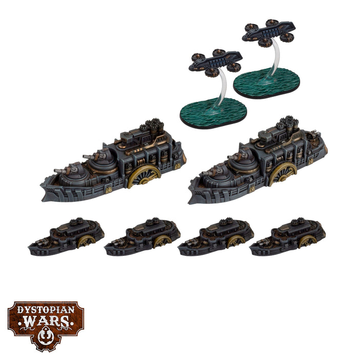 Warcradle DWA120003 Dystopian Wars: Union Frontline Squadrons (8857500877037)