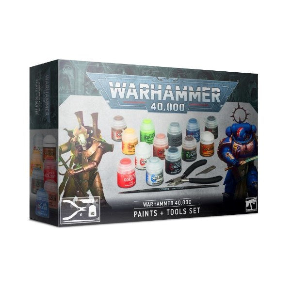 Warhammer 40 000 60-12 Warhammer 40000 - Paints + Tools Set (8227591684333)