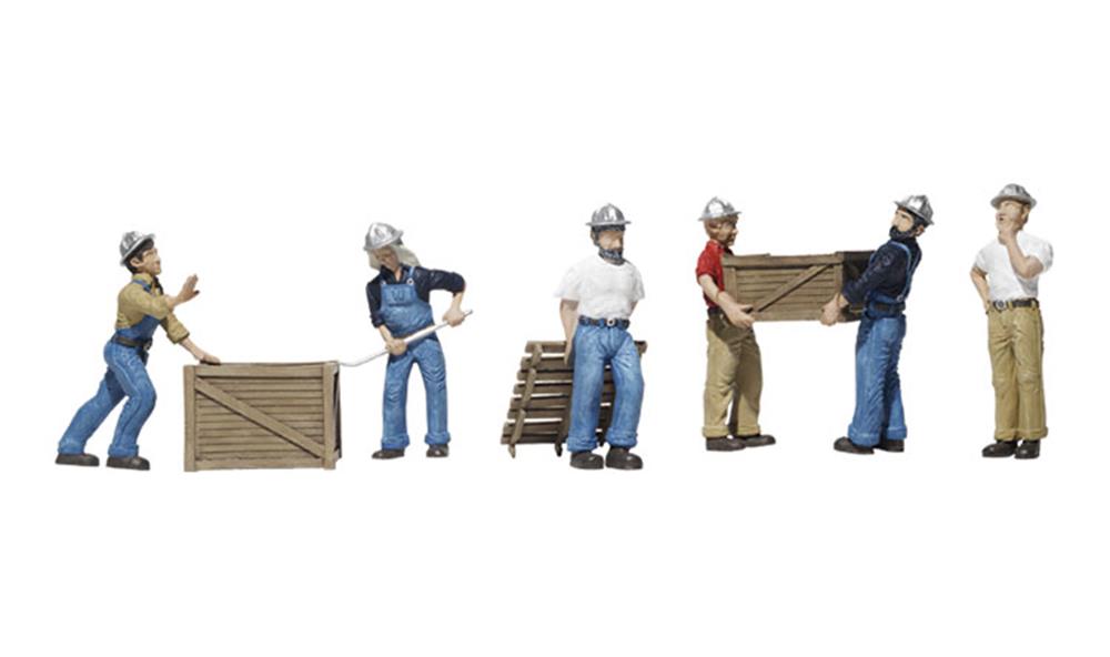 Woodland Scenics A1823 HO Scenic Accents: Dock Workers - Hobby City NZ (8807582892269)