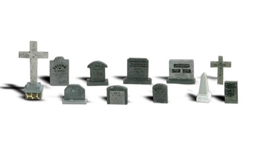 Woodland Scenics A2164 N Scenic Accents: Tombstones (8807580401901)