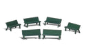 Woodland Scenics A2181 N Scenic Accents: Park Benches (8807579877613)