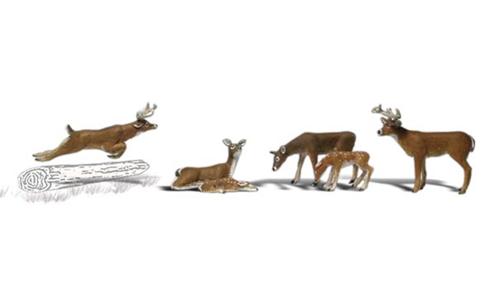 Woodland Scenics A2185 N Scenic Accents: Deer - Hobby City NZ (8807579222253)