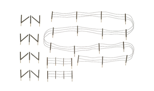 Woodland Scenics A2980 HO Barbed Wire Fence (7654688555245)