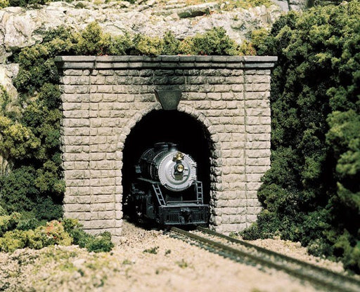 Woodland Scenics C1153 Cut Stone Tunnel Portals Single Track - N Scale (2pcs) - Hobby City NZ