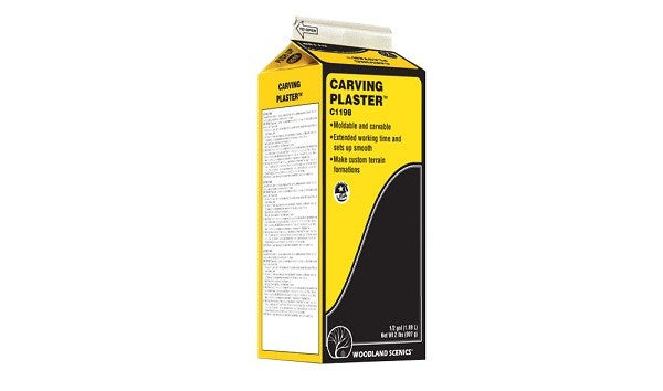 Woodland Scenics C1198 Carving Plaster (0.5gal/1.89L) - Carton (8807596818669)