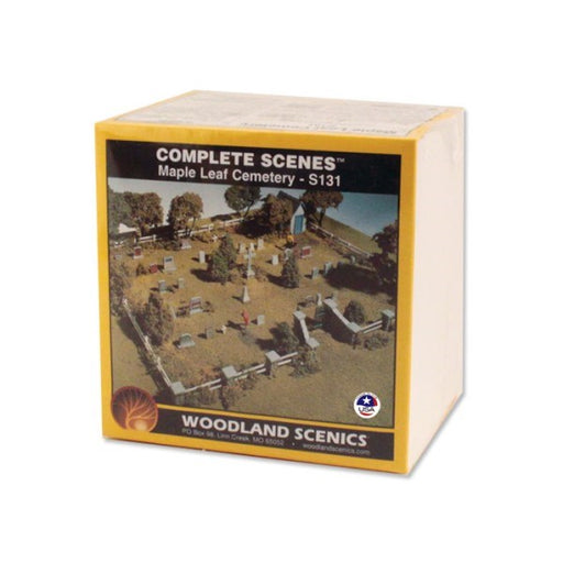 Woodland Scenics S131 Complete Scenes: Maple Leaf Cemetery - OO/HO Scale - Hobby City NZ (8807605731565)