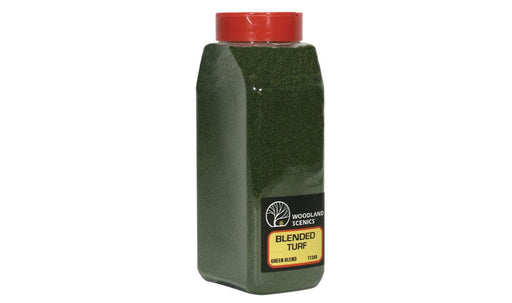 Woodland Scenics T1349 Blended Turf Green Blend (57.7 in^3/945 cm^3) - Shaker (8807587676397)